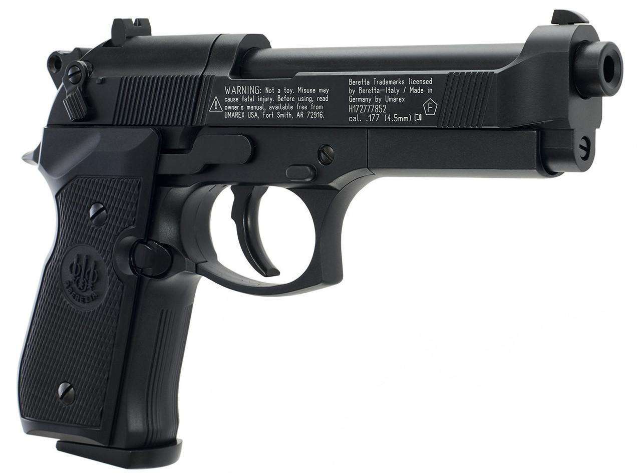 Beretta M92FS CO2 .177 Cal Air Pistol, Black | Airsoft Station