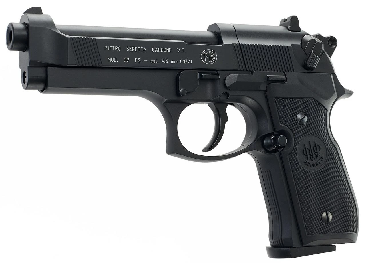 Beretta M92FS CO2 .177 Cal Air Pistol, Black | Airsoft Station