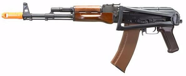 E&L AKS74N Platinum 2.0 ETU V3 AEG Airsoft Rifle, Black/Wood