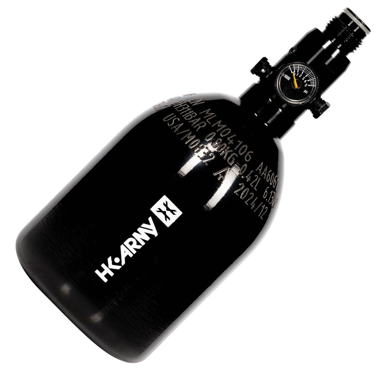 HK Army 26ci 3000psi Aluminum HPA Tank w/ Regulator, Stubby, Black