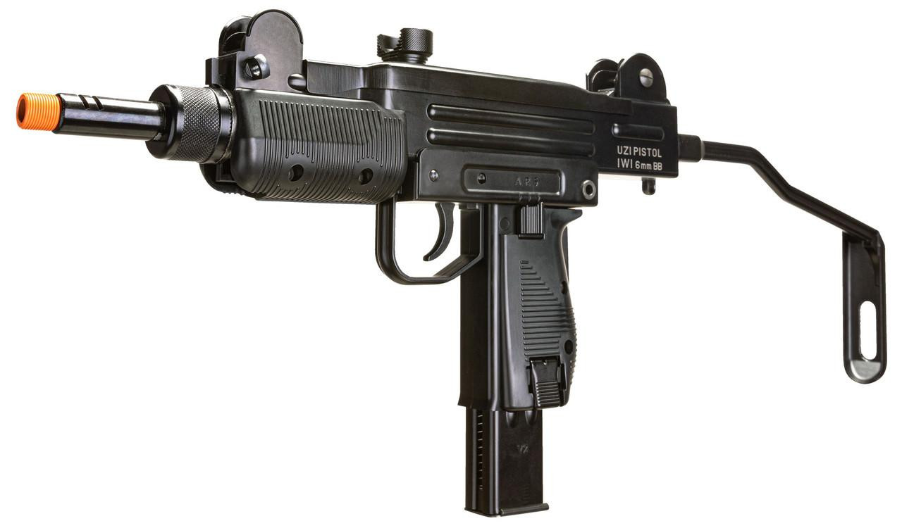SMG UZI エアソフトガン ブラック Umarex IWI UZI Carbine Gen 2 CO2 Blowback Airsoft SMG, Black