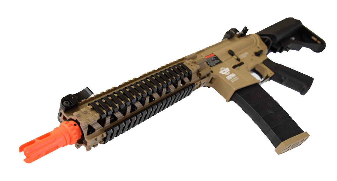 G&G CM18 MOD1 Combat Machine AEG Airsoft Gun, Tan