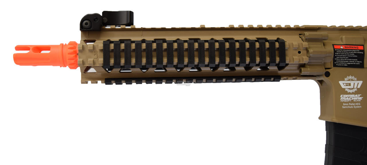G&G CM18 MOD1 Combat Machine AEG Airsoft Gun, Tan