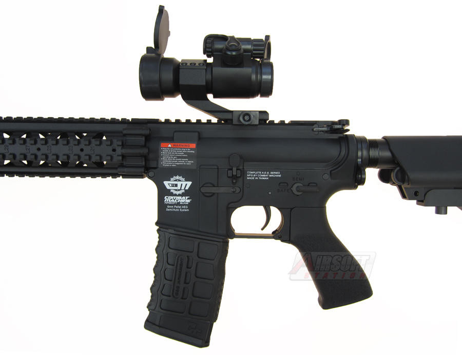 G&G Combat Machine CM16 R8-L AEG Airsoft Rifle, Black