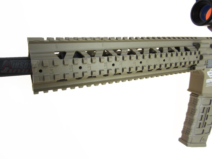 G&G Combat Machine CM16 R8-L AEG Airsoft Rifle, Desert Tan