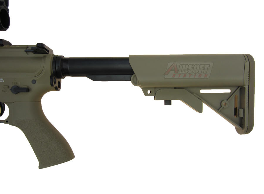 G&G Combat Machine CM16 R8-L AEG Airsoft Rifle, Desert Tan
