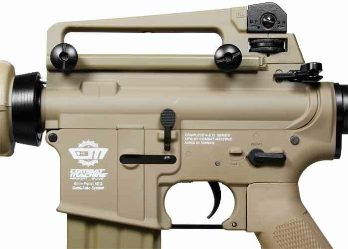 G&G Combat Machine R16 Carbine, Desert Tan M4 AEG Airsoft Rifle