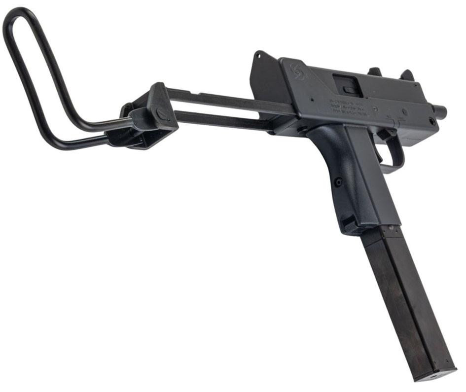 MARUZEN New Ingram M 11ブラック Maruzen Ingram M11 GBB Airsoft SMG w/ Suppressor, Black | Airsoft