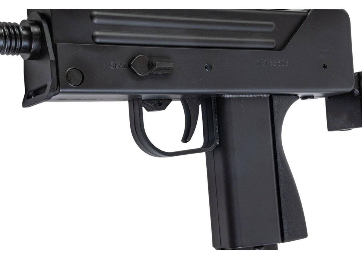Maruzen Ingram M11 GBB Airsoft SMG w/ Suppressor, Black | Airsoft