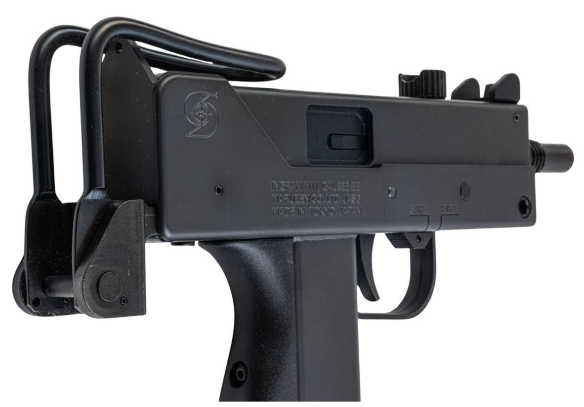 Maruzen Ingram M11 GBB Airsoft SMG w/ Suppressor, Black | Airsoft