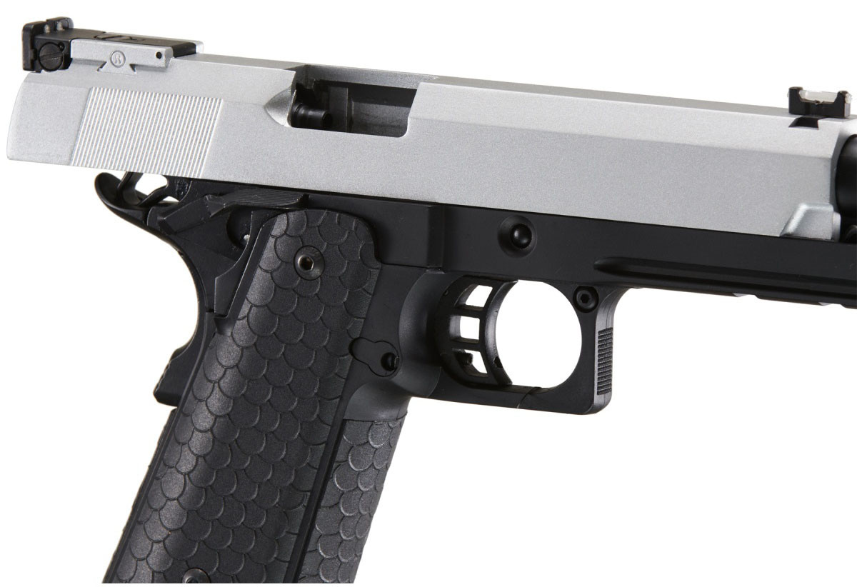 Double Bell Co2 Hi-Capa 5.1 Blowback Airsoft Pistol, Black w