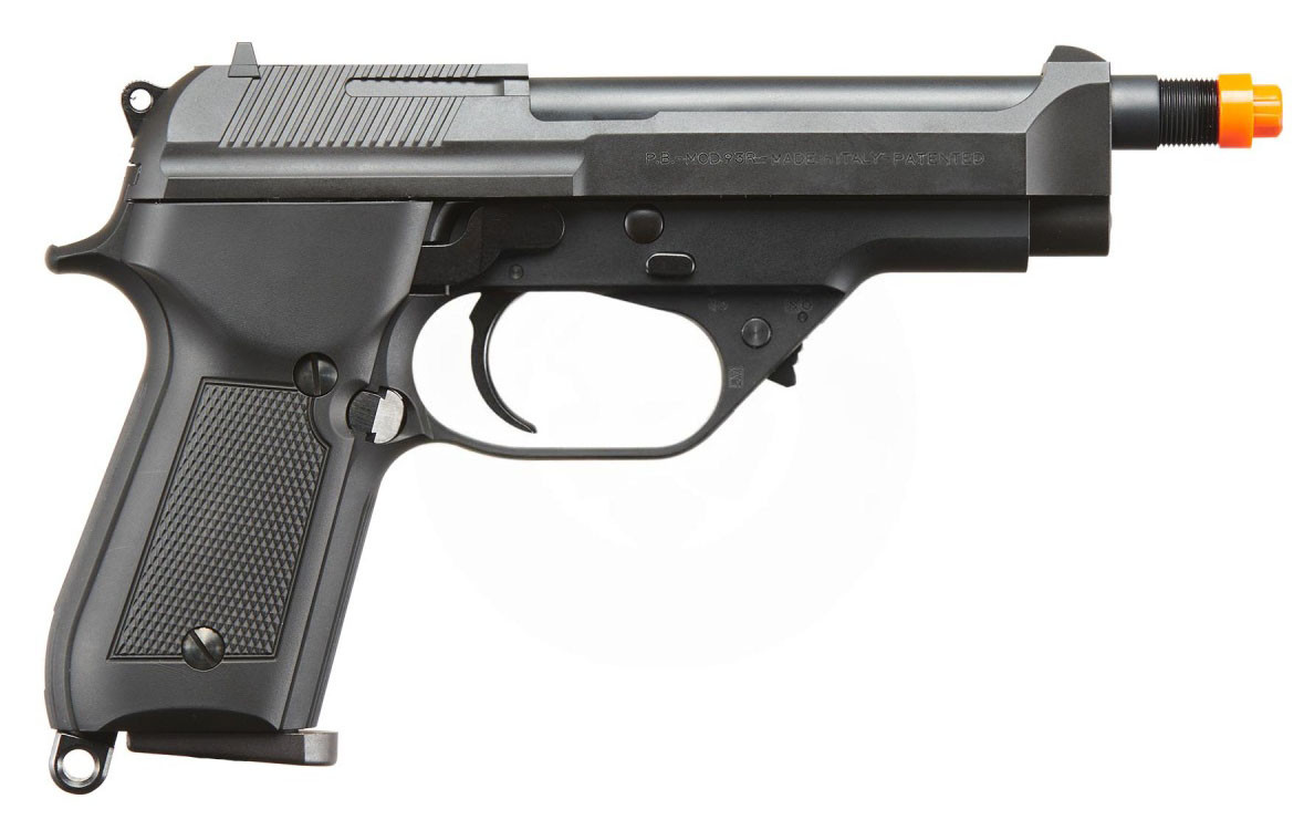 KSC M93R II Spartan System 7 GBB Airsoft Pistol, Black | Airsoft