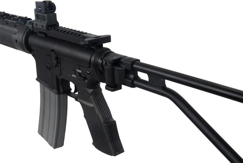 A&K LR300 Short Commando Full Metal AEG Airsoft Rifle Folding