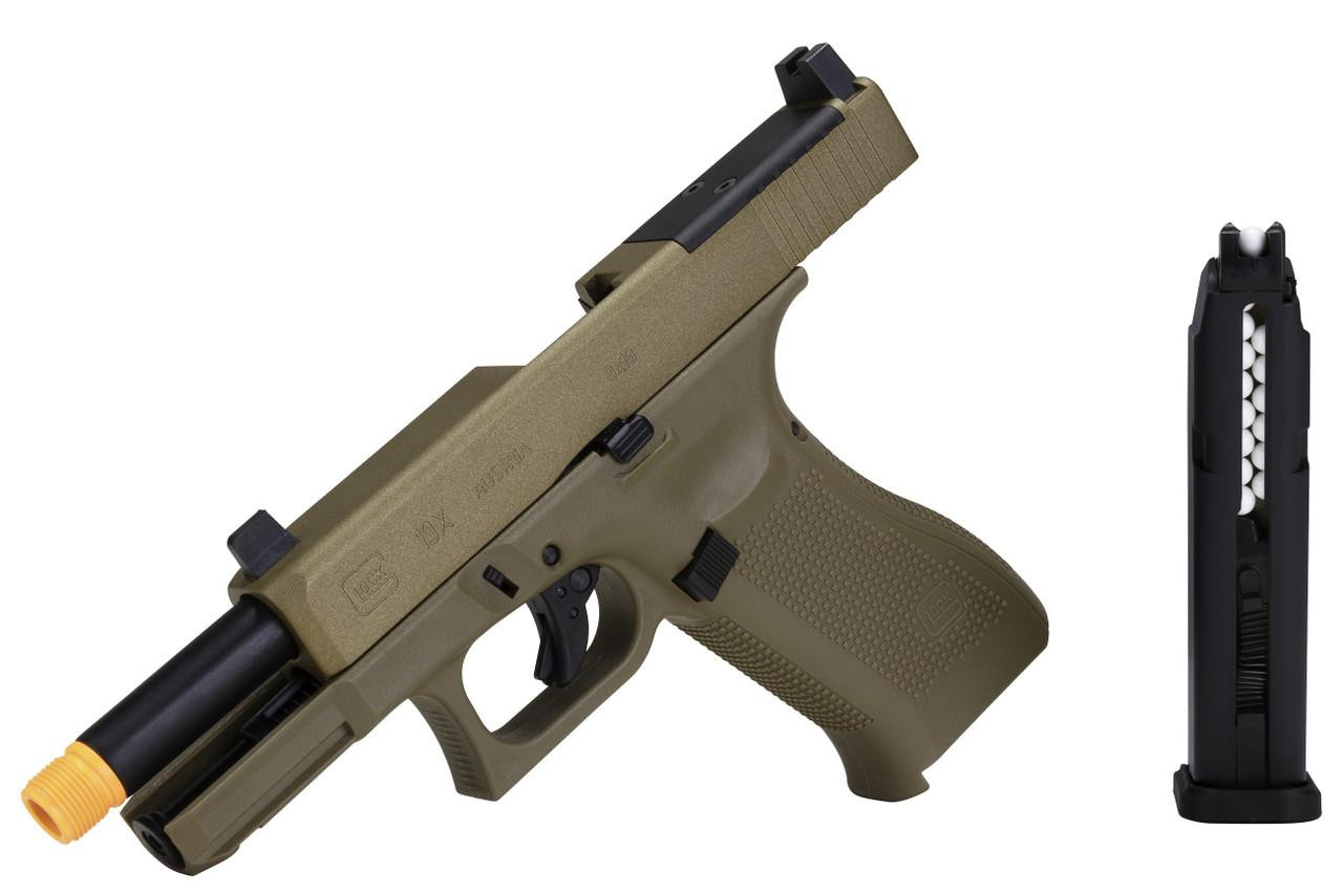 GLOCK G19X MOS GBB Airsoft Pistol, Tan | Airsoft Station
