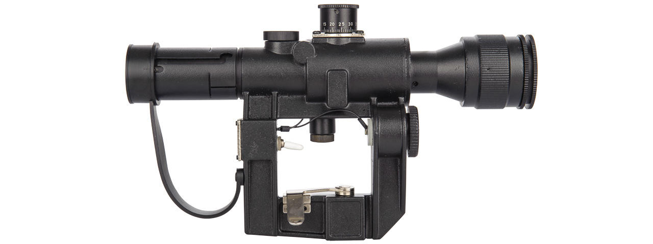 Illuminated 4x26 PSO-1 Style SVD Sniper Rifle Scope