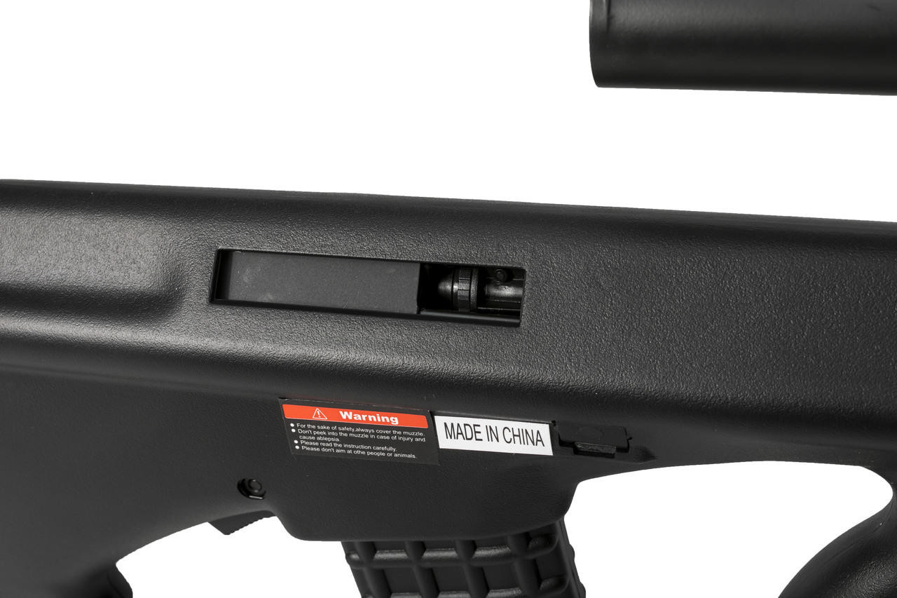 JG Military Aug AEG with 3x Built-In Scope, AU-2G Soft Air Gun