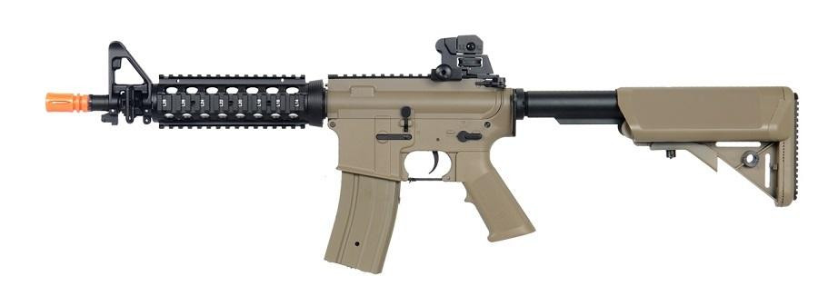 S&T製 AEG URG-I スタイル M4 パーツ（ダークアースカラー） JG Super Enhanced M4 CQB RIS AEG Airsoft Rifle, Dark Earth