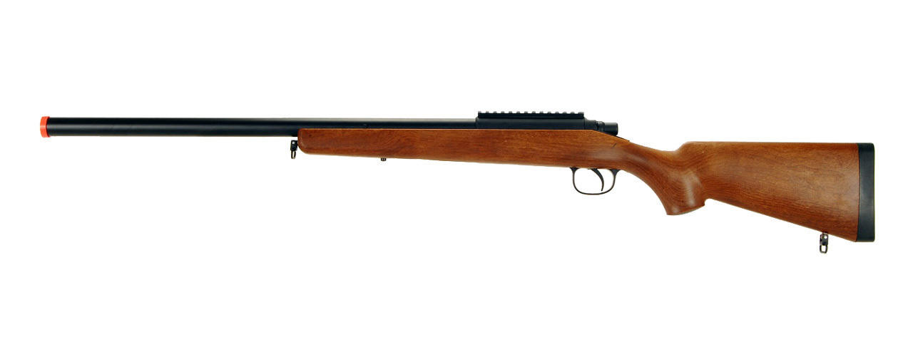 AGM MP001 VSR-10 Aisoft Sniper Rifle, Wood Colored Airsoft Gun