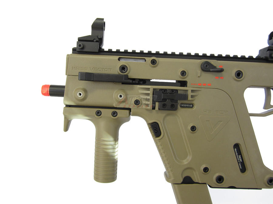 KWA KRISS Vector Gas Blowback Airsoft SMG, Tan