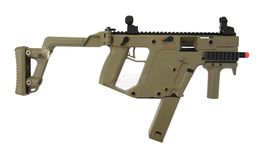 KWA KRISS Vector Gas Blowback Airsoft SMG, Tan