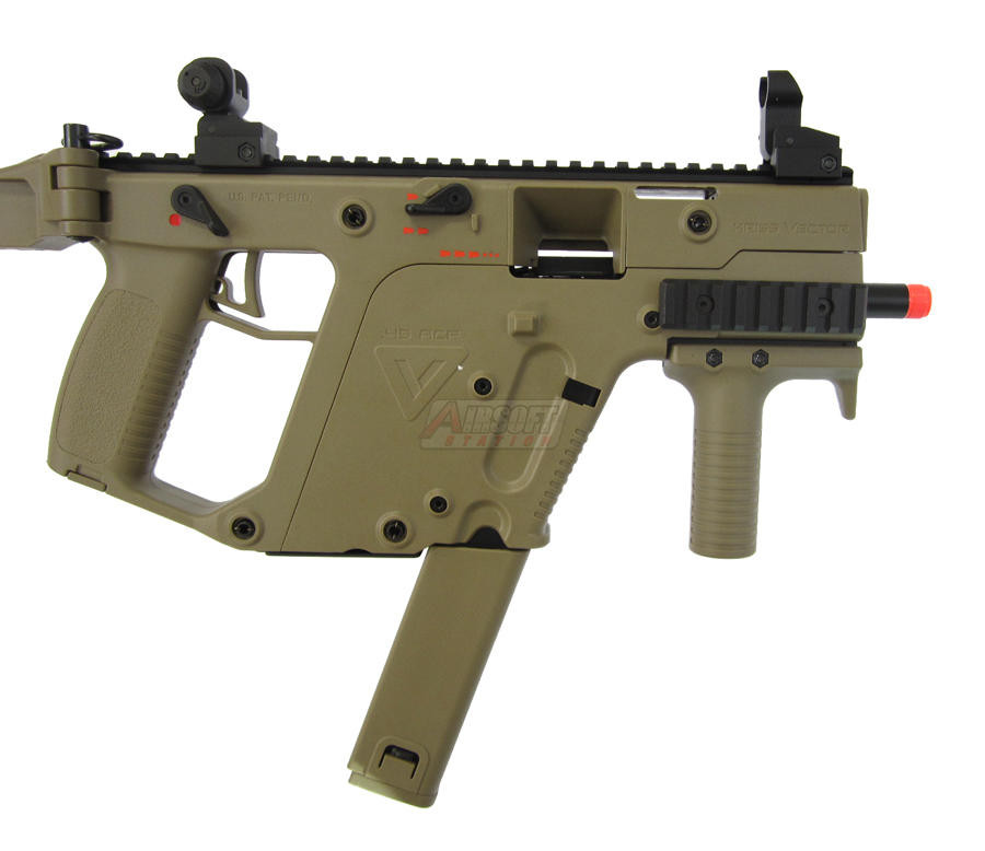 KWA KRISS Vector Gas Blowback Airsoft SMG, Tan