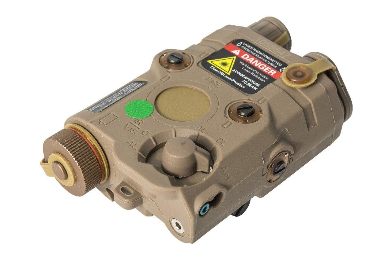 Bravo P15 Flashlight & Green Laser PEQ Box, Tan (JP-BRAVO-P15-GRN-FDE)