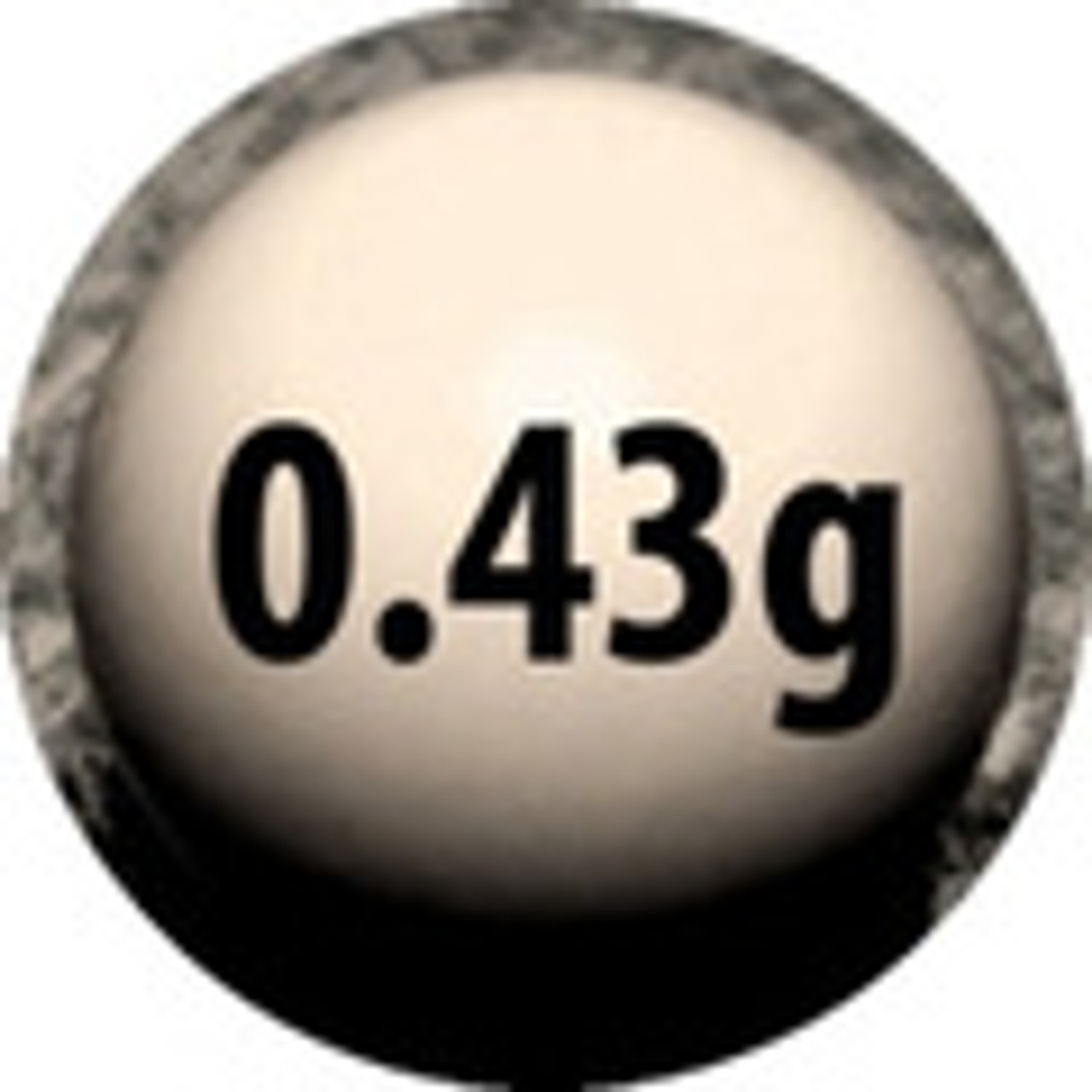 0.40 gram and up 0.40 gram and up