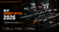 The Best Airsoft Optics in 2026 — EOTech Kobra, Vortex, and More Compared