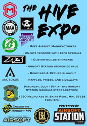 This Weekend:  The HIVE Airsoft Expo at Airsoft Station