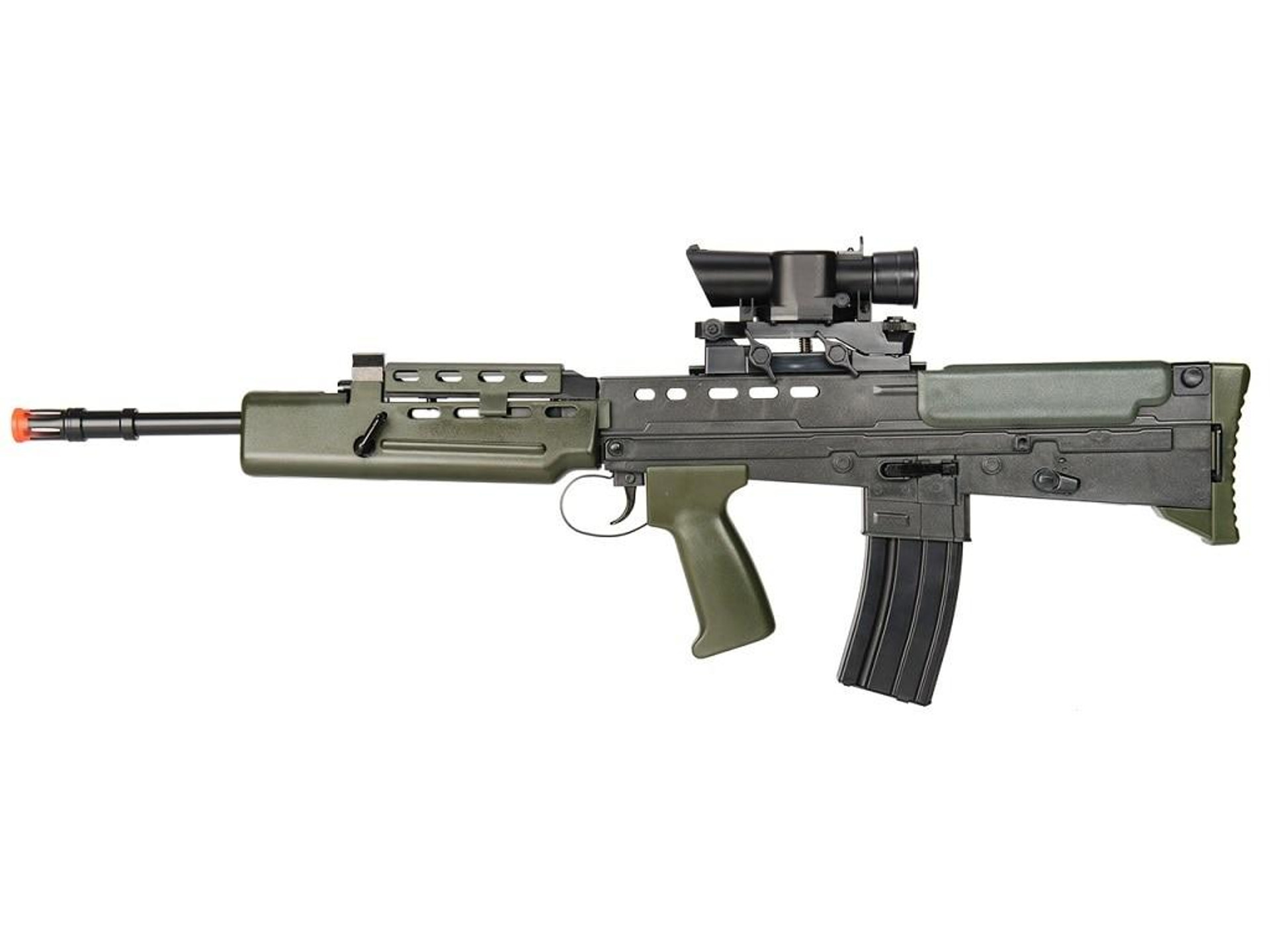 HFC Spring Powered L85 A1 Airsoft Rifle with Scope (HA202B)