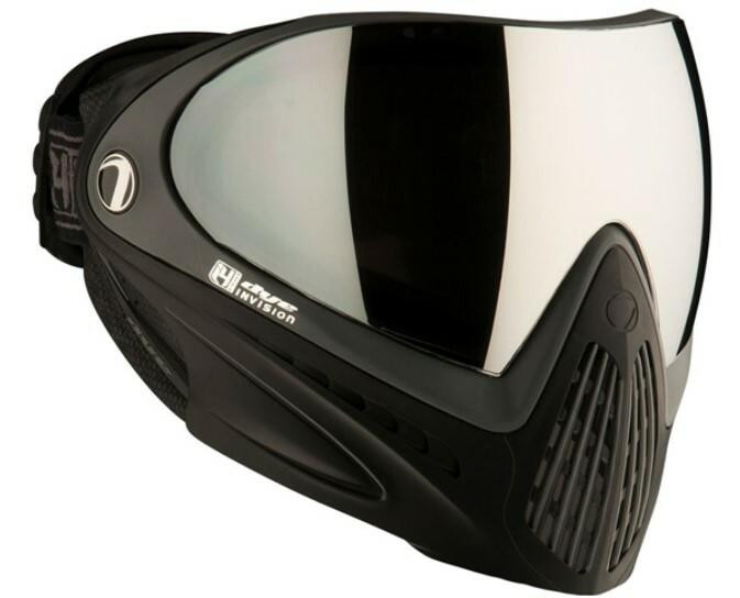 Dye i4 Pro Airsoft Full Face Mask w/ Shadow Thermal Lens, Black/Grey
