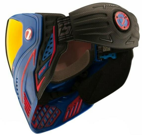 Dye i5 Pro Airsoft Full Face Mask, Red Legion Airsoft Station