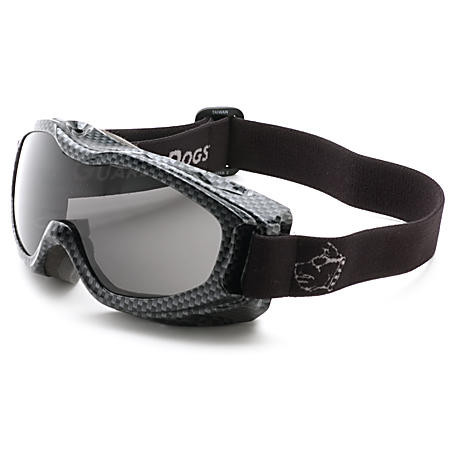 GOGGS Evader II OverRX Goggles w/ Fogstopper, Clear Lens, Carbon Frame