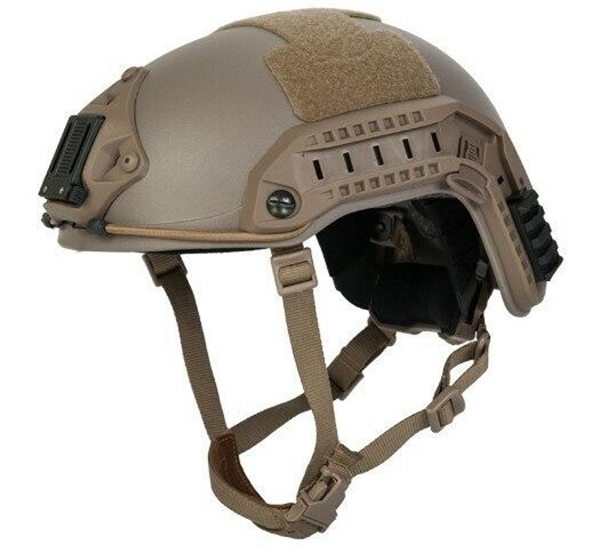 Lancer Tactical Maritime SpecOps Military Style Helmet w/ NVG Mount - Tan