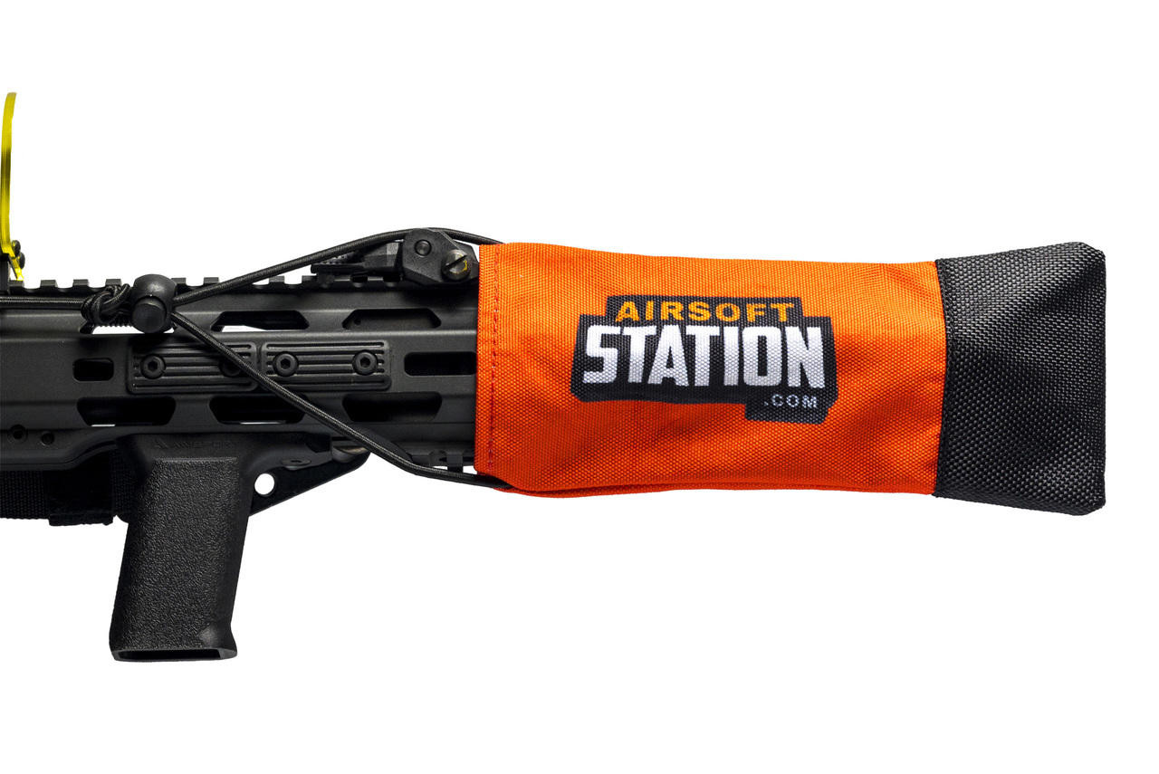 High Visbility Orange Airsoft Rifle Barrel Cover Airsoft Station