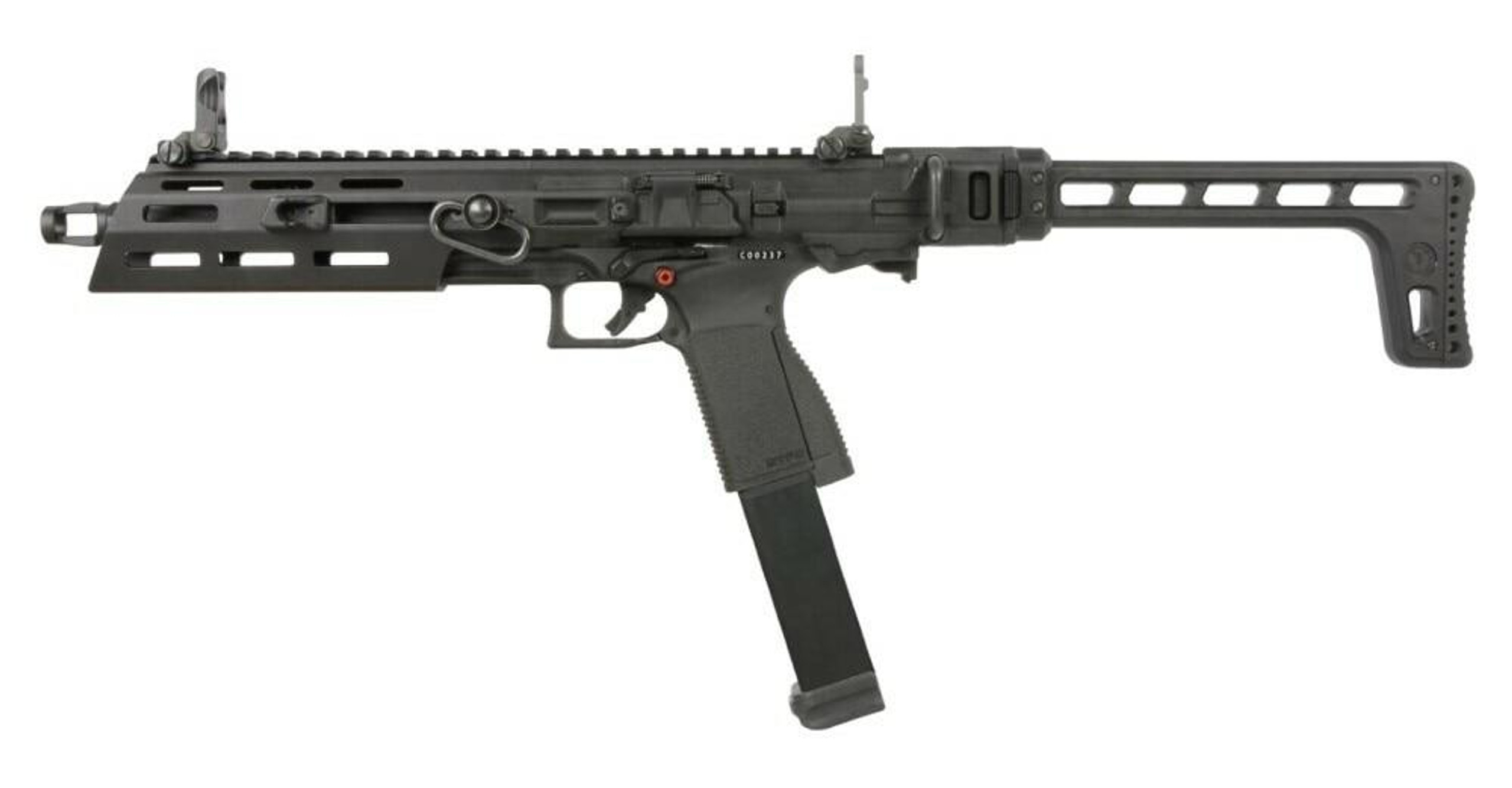 G&G SMC 9 Gas SMG Airsoft Carbine, Black