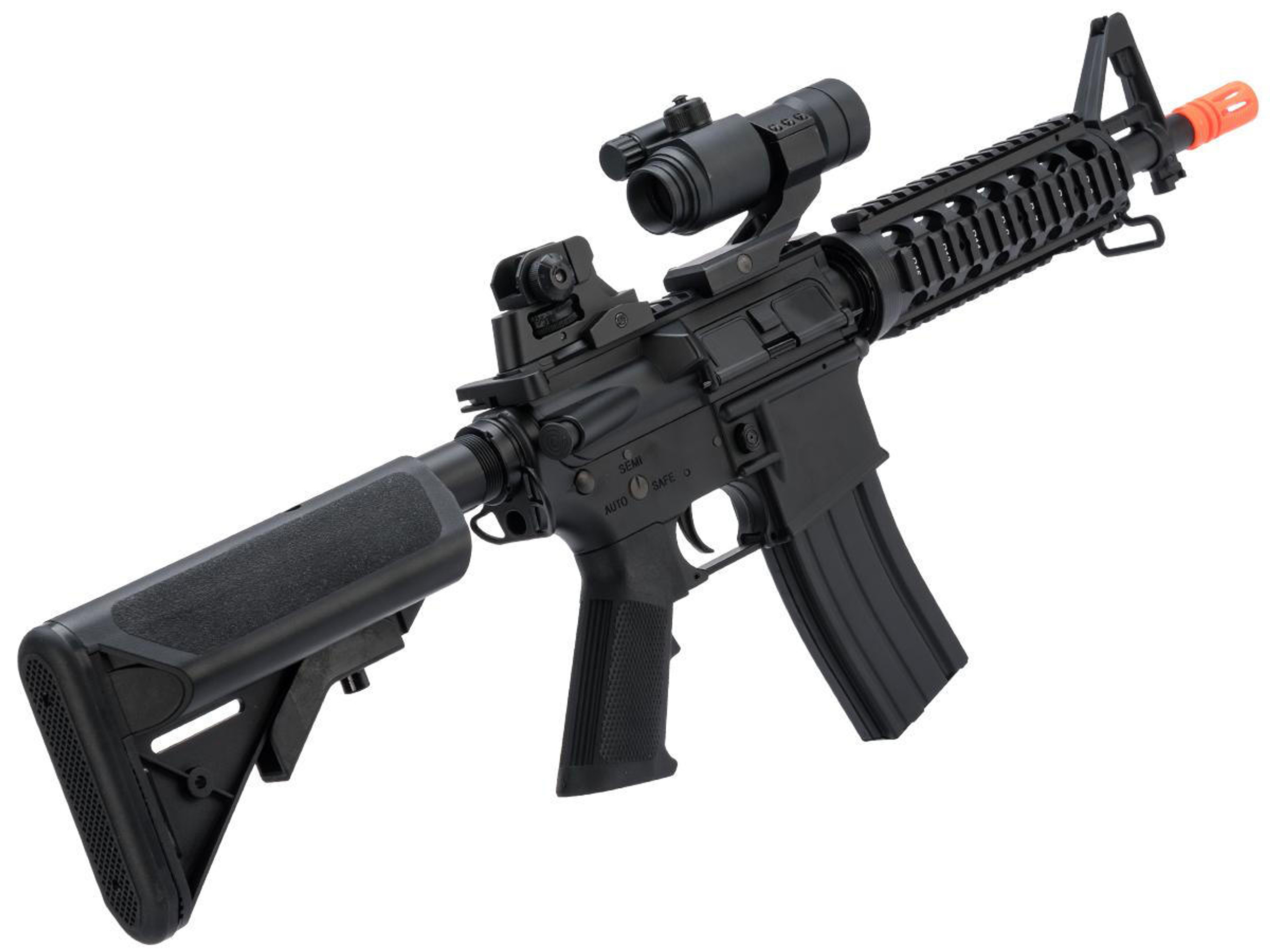 Colt M4 Cqb Full Metal Ris Aeg Low Fps Airsoft Rifle Black Airsoft Station 3186