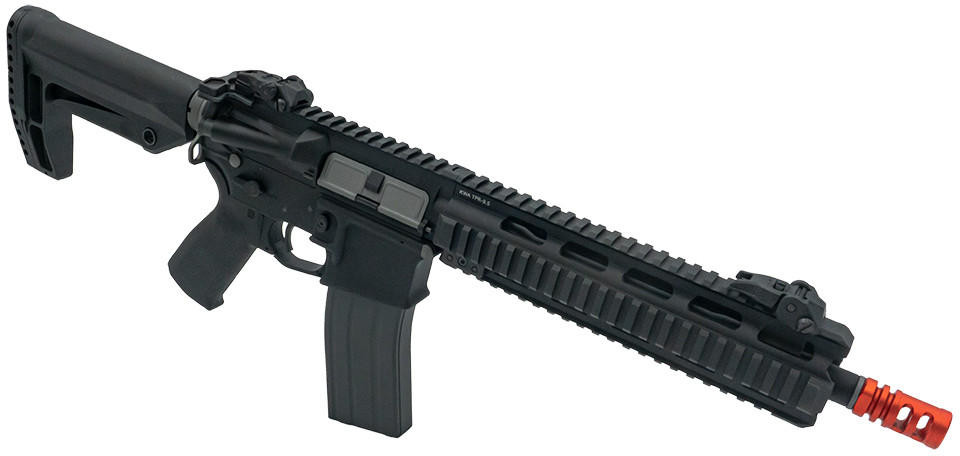 KWA Airsoft LM4D Gas Blowback Rifle, Black Airsoft Station