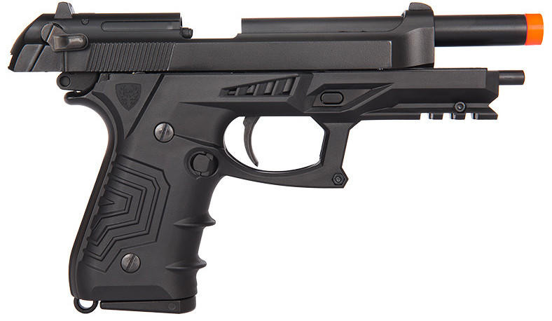 HFC M92 CO2 Blowback Semi Auto Airsoft Pistol, Black | Airsoft Station