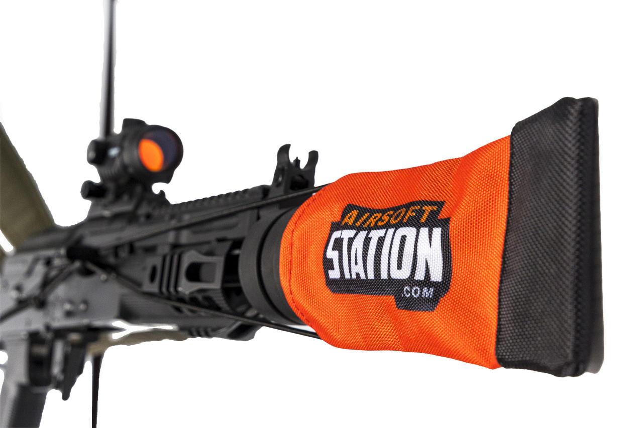 High Visbility Orange Airsoft Rifle Barrel Cover Airsoft Station