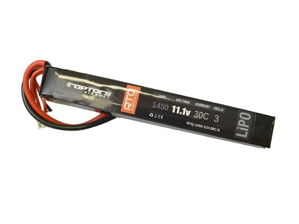 Crazepony 11.1V 1400mAh 30C LiPo Stick Battery – Dean Style T Plug For Airsoft RC