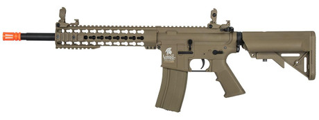 Lancer Tactical M4 10 Keymod AEG, Dark Earth - Upgraded Gen 2 Lancer Tactical M4 10 Keymod AEG, Dark Earth - Upgraded Gen 2