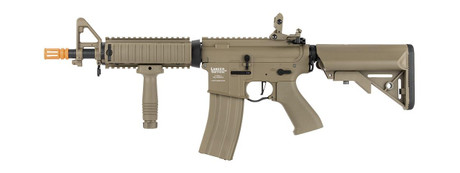 Lancer Tactical LT-02 MOD 0 MK18 M4 Proline Series High FPS Airsoft Rifle, Tan Lancer Tactical LT-02 MOD 0 MK18 M4 Proline Series High FPS Airsoft Rifle, Tan