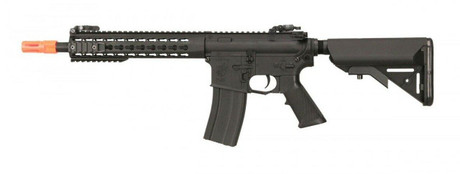 Knights Armament Nylon Fiber SR-16E3 CQB MOD2 Airsoft AEG, Black Knights Armament Nylon Fiber SR-16E3 CQB MOD2 Airsoft AEG, Black