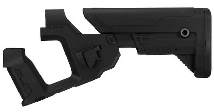 Lancer Tactical Alpha Stock, Black Lancer Tactical Alpha Stock, Black