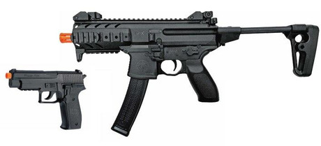 SIG SAUER SIG1 MPX and P226 Spring Airsoft Gun Combo Kit SIG SAUER SIG1 MPX and P226 Spring Airsoft Gun Combo Kit