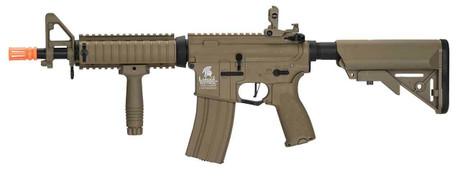 Lancer Tactical LT-02 MOD 0 MK18 Hybrid High FPS AEG Airsoft Rifle, Tan Lancer Tactical LT-02 MOD 0 MK18 Hybrid High FPS AEG Airsoft Rifle, Tan