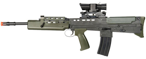 HFC Spring Powered L85 A1 Airsoft Rifle with Scope, OD Green