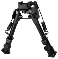 Leapers UTG Tactical OP Bipod, SWAT/Combat Profile, Telescoping and Folding Legs