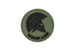 Molon Labe Spartan OD Green PVC Velcro Patch Molon Labe Spartan OD Green PVC Velcro Patch